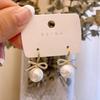 Elegant Zircon Pearl French Retro Luxury Earrings 2025