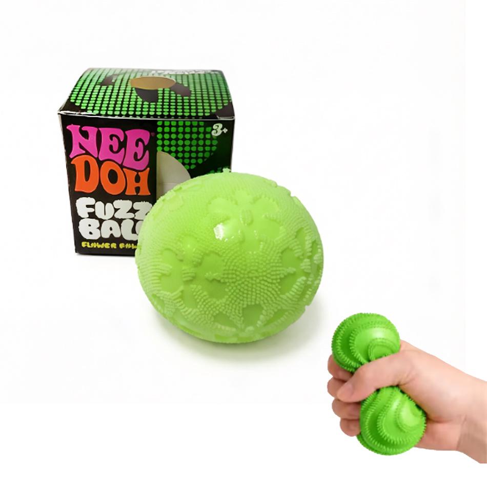 Hot Schylling Nee Doh Fuzz Ball Wonder Waves Textured Fidget Ball Sensory Squeeze Blind Box Toy Stress Relief For Adults Kids