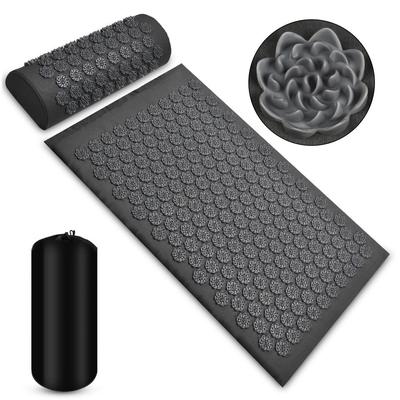 Pranamat Eco Colchoneta de Púas Lotus Cojín de Masaje para Acupuntura Aplicador de Kuznetsov para Cuello Pie Espalda Yoga Colchoneta de Masaje para Acupresión