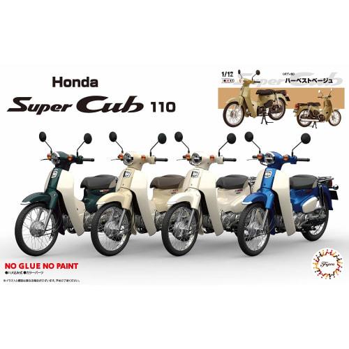 Fujimi Model 1/12 NEXT Series No.1 EX-7 Honda Super Cub 110 Street (Harvest Beige) 12NX-1 EX-7