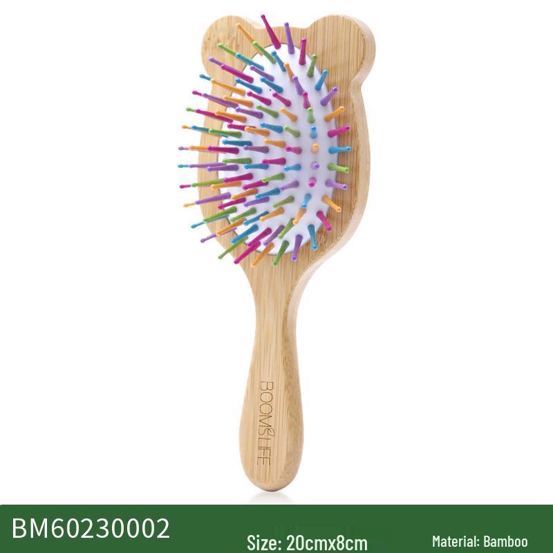 Baby Massage & Cleaning Set: Beechwood, Wool, Pearwood Brushes & Combs