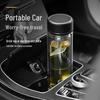 Minimalist 350ml Double-Wall Glass Mug with 304 Stainless Steel Infuser