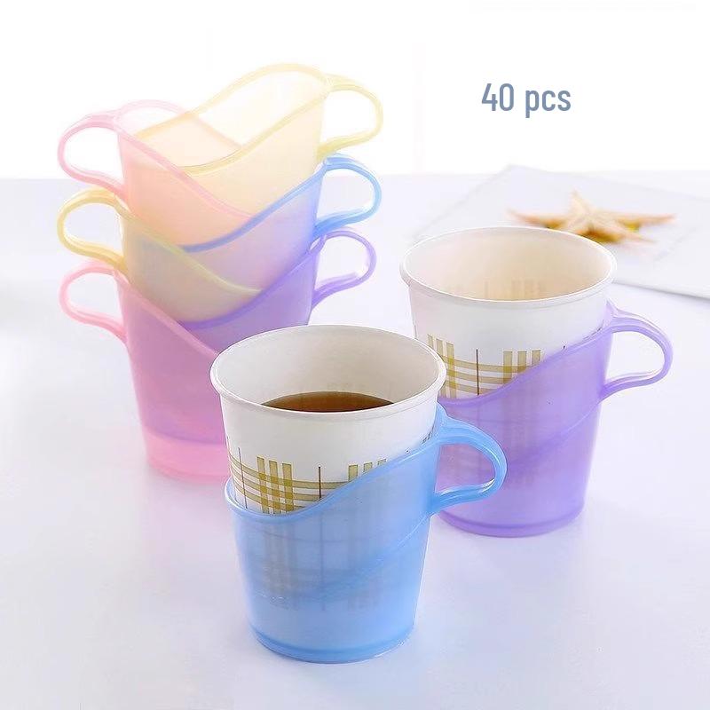 Thickened Disposable Cup Sleeve - Heat Resistant & Anti-Scald Holder for Hot Drinks