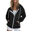 2026 European and American new men's and women's sports hooded sweater casual cardigan zipper style top