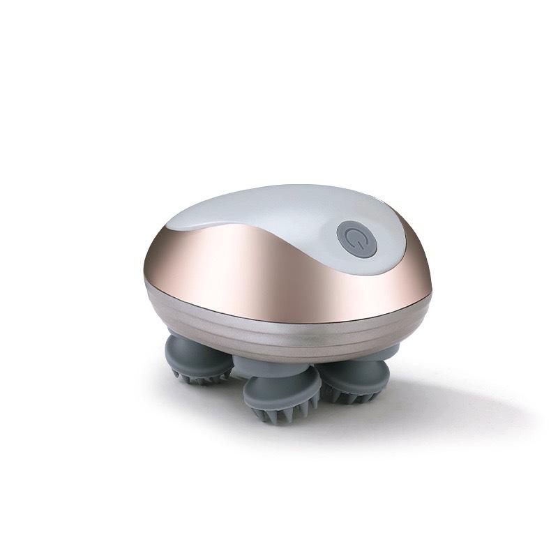 Rechargeable Multi-Functional Mini Octopus Scalp Massager with Kneading Vibration