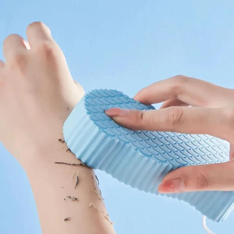 Esponja Exfoliante Soft Sponge Body Scrubber Bath Exfoliating Scrub Sponge Shower Brush Body Skin Cleaner Dead Skin Remover