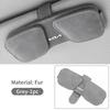 Car Magnetic Glasses Clip Sun Visor Glasses Holder Card Ticket Clip For KIA Stinger Optima Cerato Soul Venga Forte Spectra ZC1