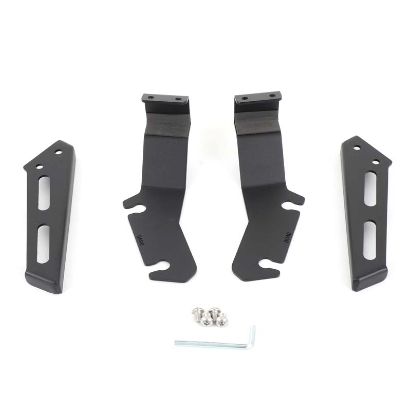 For Toyota Prado 120 FJ120 2003-2009 LED Light Pod Metal Hood Mount Bracket Kit/Ditch Hood Light Brackets