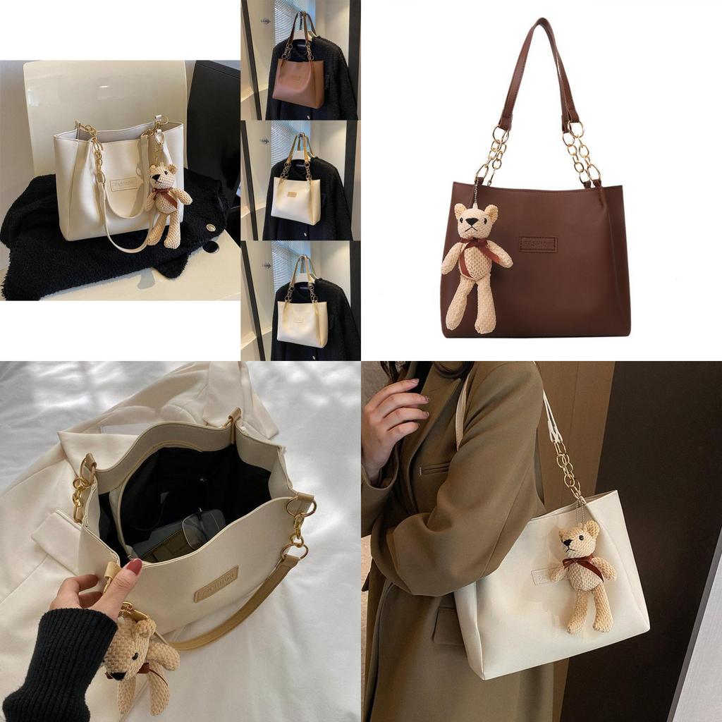 Stylish Retro Women's Tote Bag For Autumn Winter 2023 With Large Capacity And Chic Design