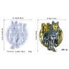 Wall Decor Jewelry Mold Pendant Decoration Cartoon Wolf Relief Mirror Mold