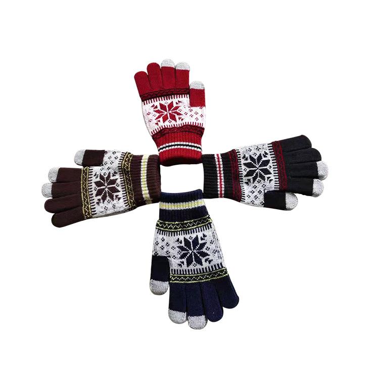 Warm New Winter Knitted Warm Touch Screen Gloves for Men and Women
