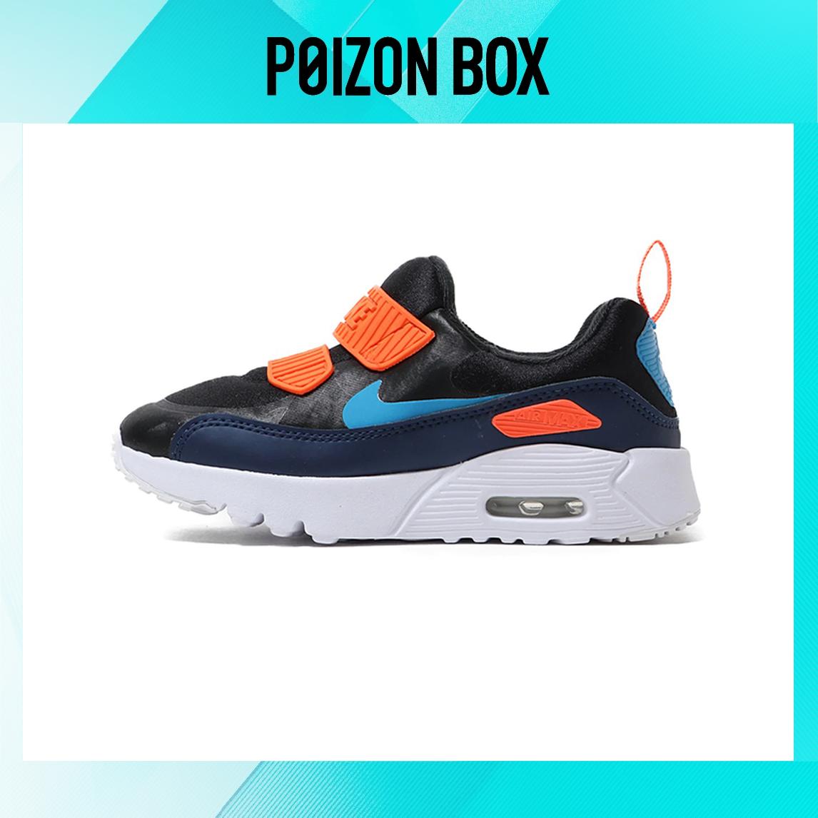 

детские кроссовки (BP) Nike Air Max Tiny 90 Black/Orange/Blue 881927-020