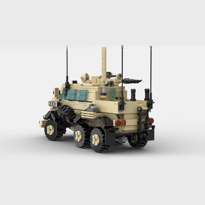 Building Block Compatible 161976 Minesweeper Armored Vehicle, Creative Model, Children'S Puzzle, Building Block