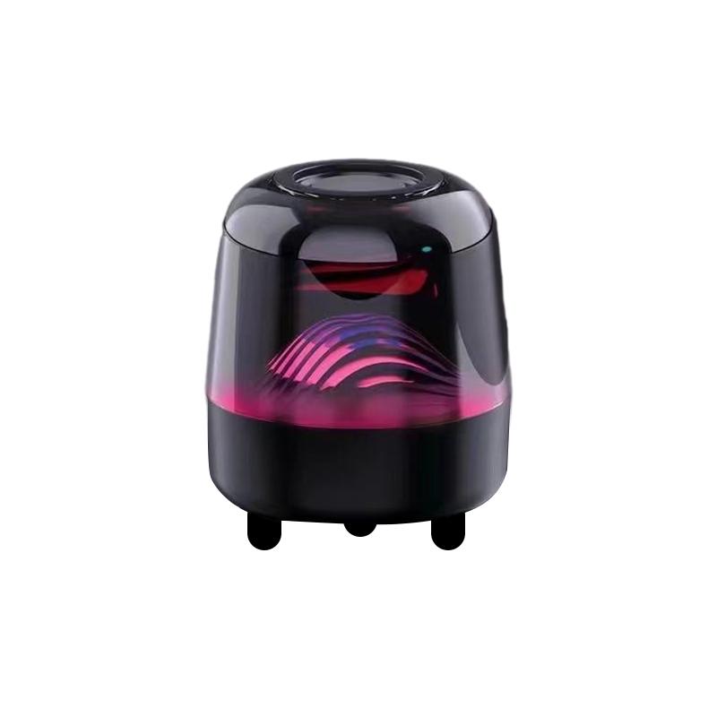 LED Multicolor Ambient Speaker with TWS Pairing – Portable Bluetooth Sound System with TF Card Slot for Christmas Decor