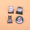 4PCS Cute Animal Doctor Nurse Enamel Pins Cartoon Dog Cat Stethoscope Medical Metal Badge Lapel Brooch Denim Jewelry Accessories