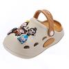 Summer children's Nezha cartoon clogs, closed-toe, soft-soled, breathable sandals for older children, suitable for outdoor beach wear