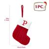 Christmas Alphabet Knitting Socks Christmas Gift Packing Bags Christmas Decorations For Home 2025 Navidad Xmas Tree Ornaments