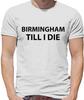 Birmingham To The Die - T-shirt - Amour de la ville Fan Football Drôle Bleu