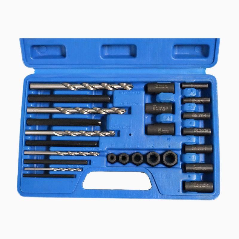 Grobgewinde-Schraubenausdreher-Satz - Linksgewinde-Werkzeug zum Entfernen abgebrochener oder beschädigter Schrauben und Bolzen