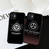 Popular Sci-Fi Foundation Scp F-Foundation Silicone Case For IPhone 16 15 14 13 12 11 Pro Max Plus X XS MAX Shockproof Matte