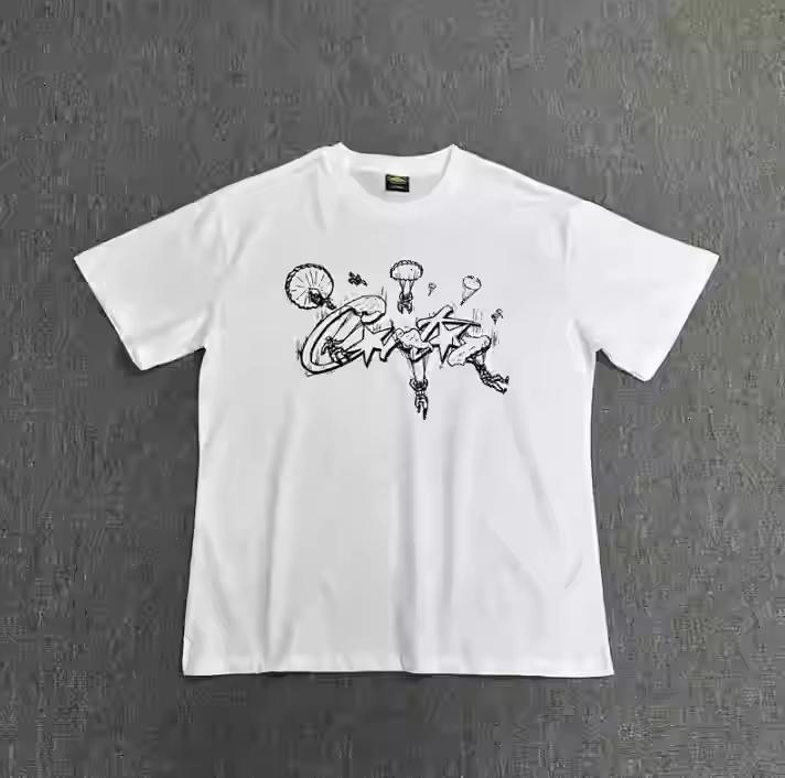 

Summer Fun Characters Letters Printed Men s and Women s T-shirts Loose Casual Street High Quality Short Sleeves 4XL