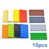 15pcs DIY Building Blocks Thin Figures Bricks 4x8 Dots 12Color Educational Creative Compatible With Brand Toys for Children 3035
