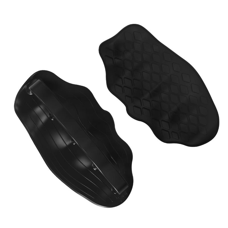 

1 Pair Anti Slip Silicone Training Grip Conforms To Ergonomics Or Weight Lifting Pull-Ups Gym Training - Unisex Fitness Gloves чорний
