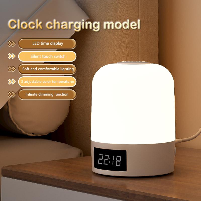 Remote Control Bedside Led Night Lights Dimmable Charging Desktop Night Lamps Bedroom Bedside Lighting Decoration Reading Lamps