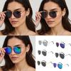 Elegant Metal Frame Pilot Sun Glasses Shatterproof PC Lens UV400 Sunproof Glasses For Women Men Driving And Cycling