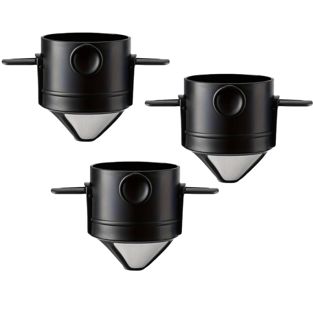 Coffee Filter Cup Portable Reusable Pour Over Coffee Maker Filter Mini Collapsible Paperless Coffee Dripper For Travel Camping
