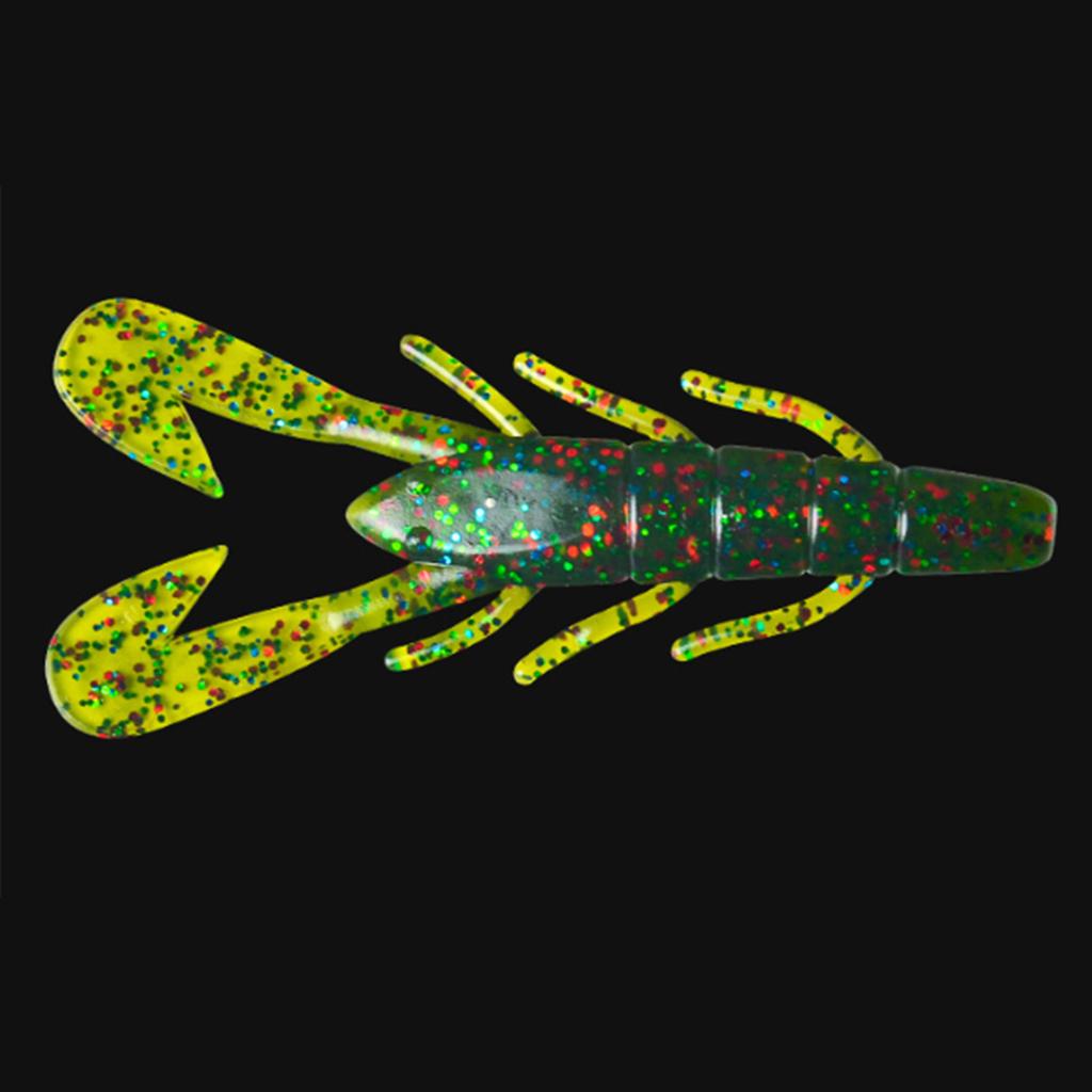 Soft Bait Crawfish Lures Artificial Fishing Baits Lure for Bass Trout 8cm 6g Shrimp Swimbait Fishing Tackle 10pcs