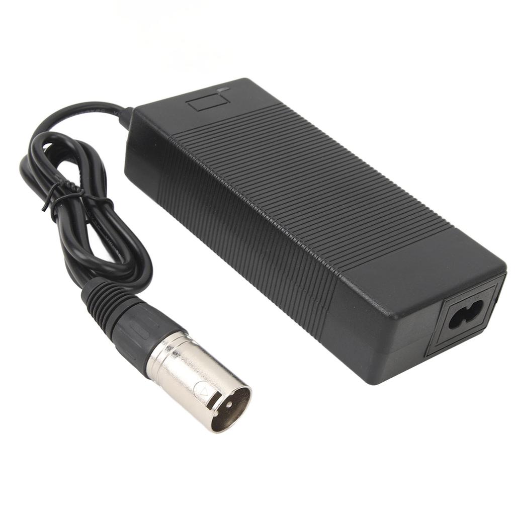 42V 2A Ladegerät XLR Stecker Schnellladung Elektrofahrrad Roller Akkuladegerät AC 100?240V