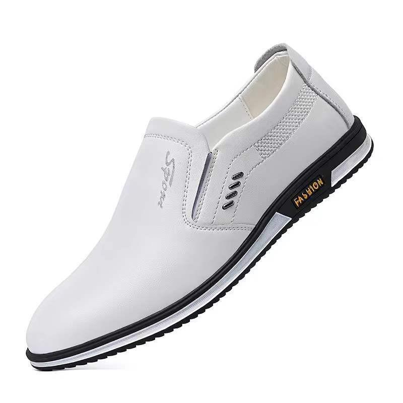 Herren Überquerung Atmungsaktive Weiche Leder Freizeitschuhe Business Schuhe, Größe 46-47