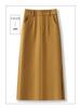 2025 High-Waisted Drapey Warm Slimming Mid-Length Straight Skirt