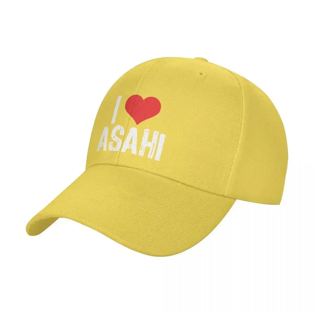 I Love Asahi Baseball Cap Fishing Cap Tea Hat Sun Hats For Women Mens