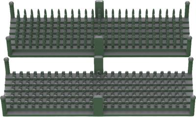 Master Modell WW2 Amerikanisches Browning M2HB Kaliber Maschinengewehr Munitionsbandglieder und leere Patronenhülsen 150 Stück Plastikmodell 1/35 .50 (12,7 mm) Satz,