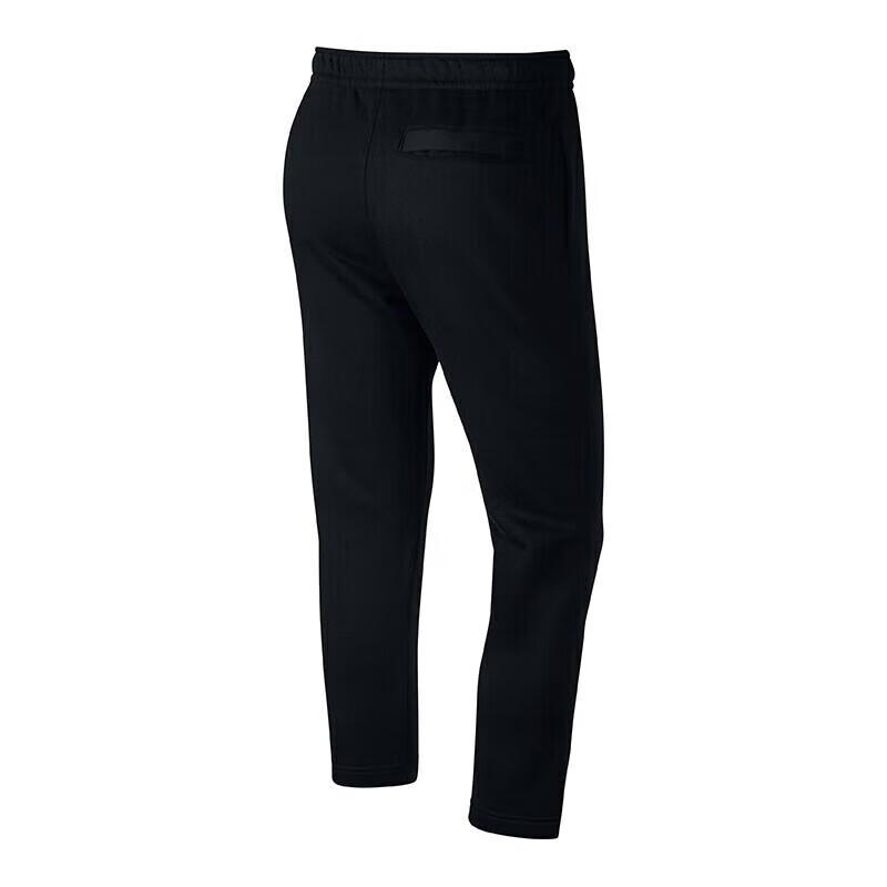 Nike Men's Sweatpants Winter Knitted Fleece-Lined Straight-Leg Casual Pants