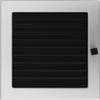 Vent Cover 22x22 Polished with Blinds