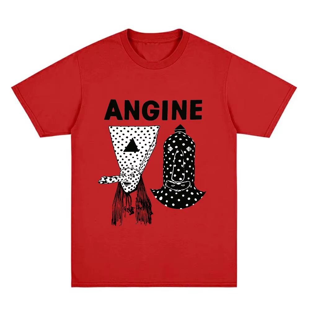 2026 Heißes Rockband Angine De Poitrine T-Shirt Weiche Baumwolle Album Cover Grafikdruck T-Shirts Mode Damen Herren Vintage Top Hip Hop Streetwear T-Shirt