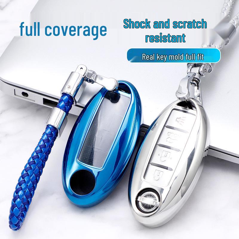 Nissan Key Case: TPU Protector for Sylphy, Teana, Qashqai, and Murano 2019 Models