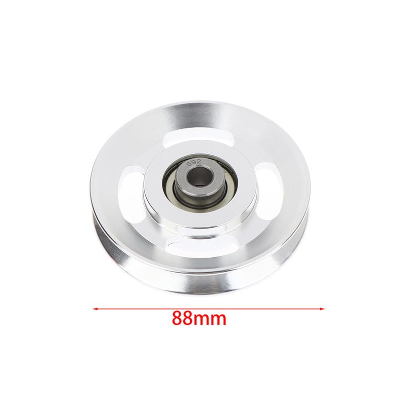 

73/88/95/110/114Mm Pulley Wheel Aluminium Alloy Bearing Pulley Wheel Replacement Universal Gym Accessory Bearing Pulley Wheel 88mm