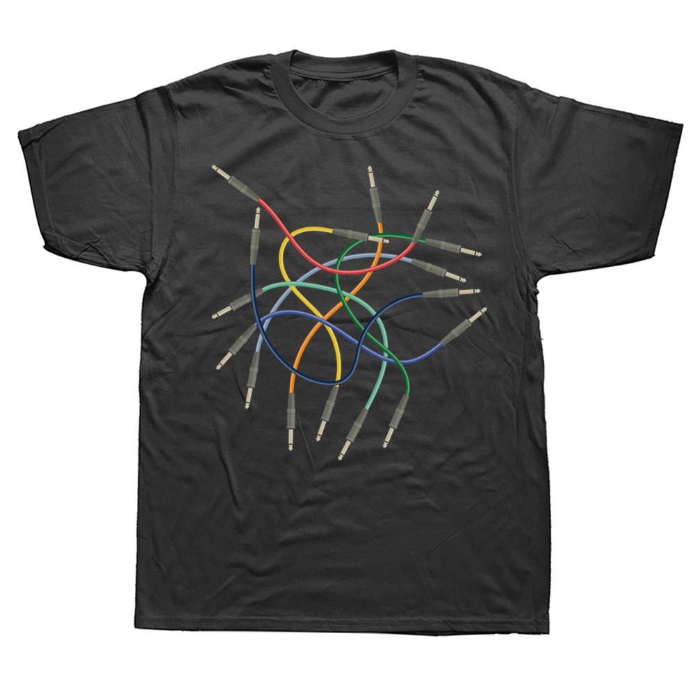 Lustige Modulare Synthesizer Synthesizer Grafik 100% Baumwolle T-Shirts Herren Damen Mode Lässiges T-Shirt Locker Übertrieben Streetwear T-Shirt