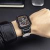 Gehäuse + weiches Armband für Apple Watch Ultra 2 Band 49 mm 45 mm 44 mm Metall-Edelstahl-Anschluss TPU-Armband Iwatch 9 8 7 6 SE 5 4