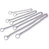 Dog Training Slip Chains Heavy Metal Dog Choke Collar Adjustable Chrome Plated P Chain Dog Collar for Pet Puppy Medium Large Dog