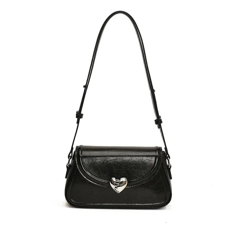 Senior Single Shoulder Women's Bag Popular Red Texture Crossbody Bag Fashion Single Shoulder Bag