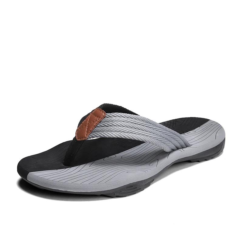 Men Slippers Summer Flip Flops Brand Fashion Outdoor Comfortable Casual Slides Shoes Non-slip Beach Sandals 6 Color