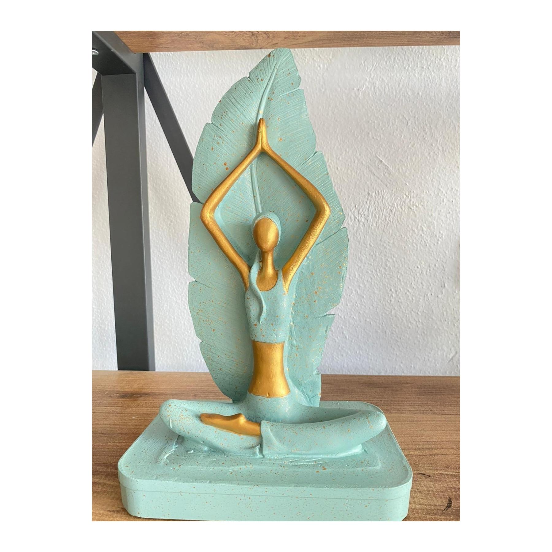 

FLQUE Женщина, занимающаяся йогой, 29х12, декоративный объект