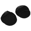 1 Pair of Hidding Non Slip High Heel Forefoot Pad Cushion Foot Care Tool (Black)