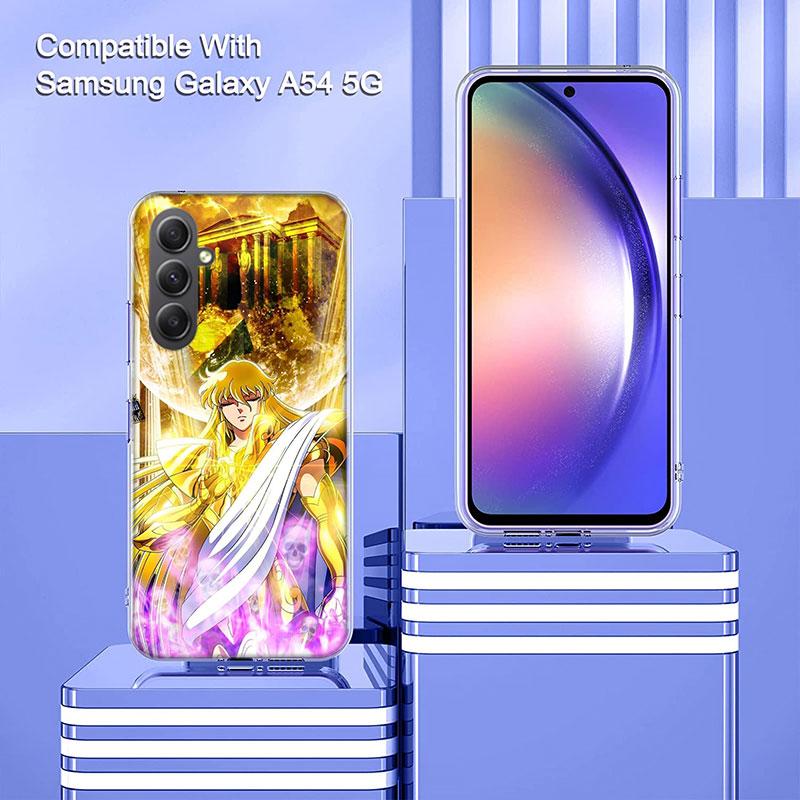 Saint Seiya Knights Of The Zodiac Phone Case for Samsung A16 A26 A36 A56 A17 A37 A57 A07 A06 A02S A03 A04S A05S Galaxy Note 20 1