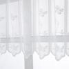 Gauze Curtain Fine Woven Gauze Curtain White Through Rod Short Curtain Kitchen Curtain Japanese Short Curtain